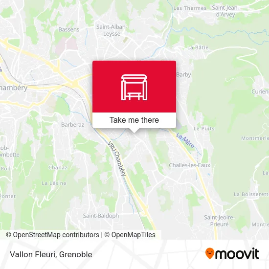 Vallon Fleuri map