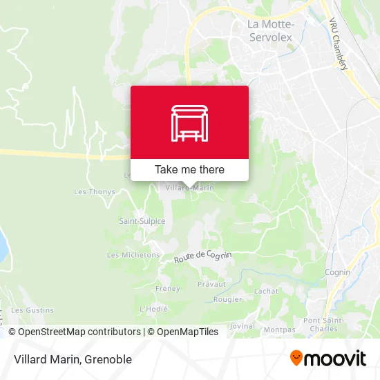 Villard Marin map
