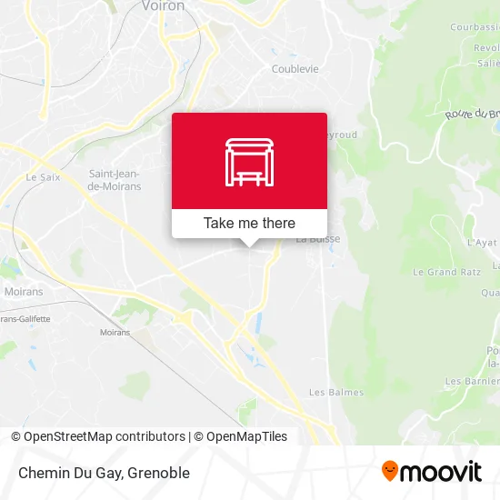 Chemin Du Gay map
