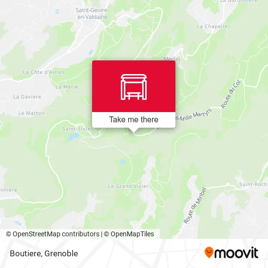 Boutiere map