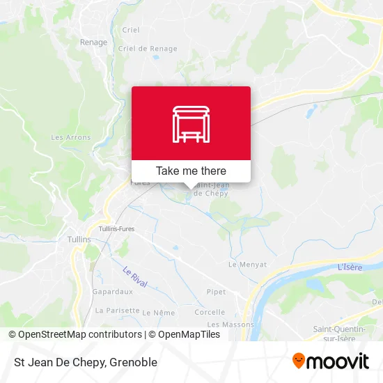 St Jean De Chepy map