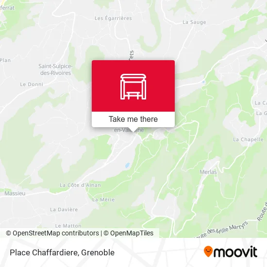 Place Chaffardiere map