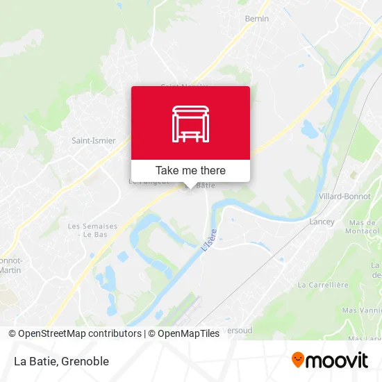La Batie map