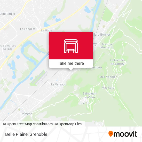 Belle Plaine map
