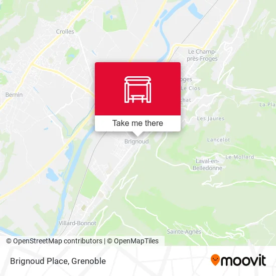 Brignoud Place map