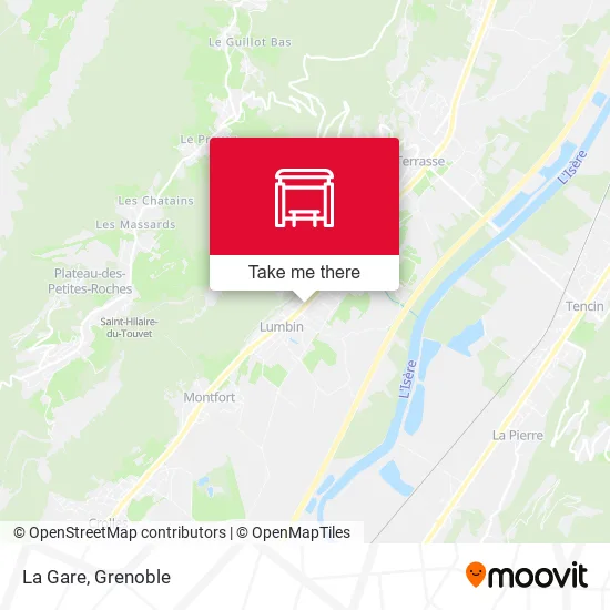 La Gare map