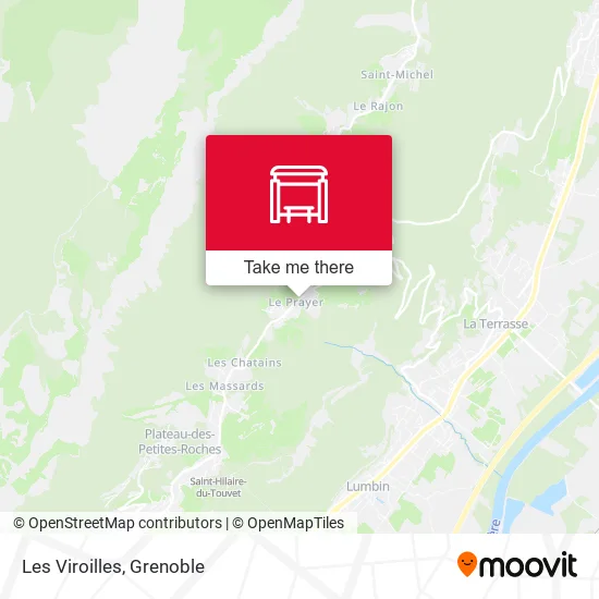 Les Viroilles map