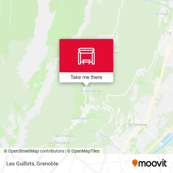 Les Guillots map