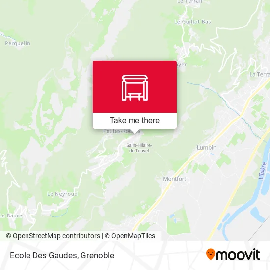 Ecole Des Gaudes map