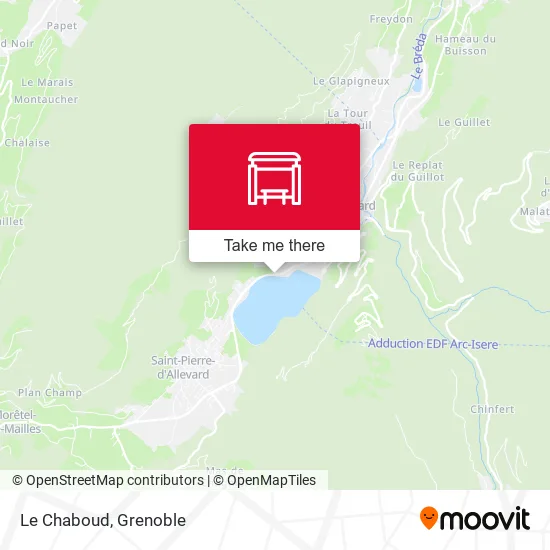 Le Chaboud map