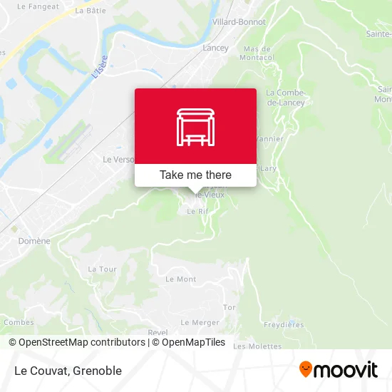 Le Couvat map