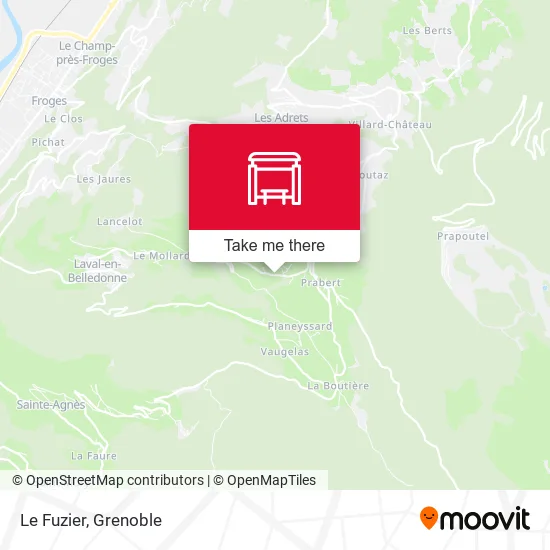 Le Fuzier map