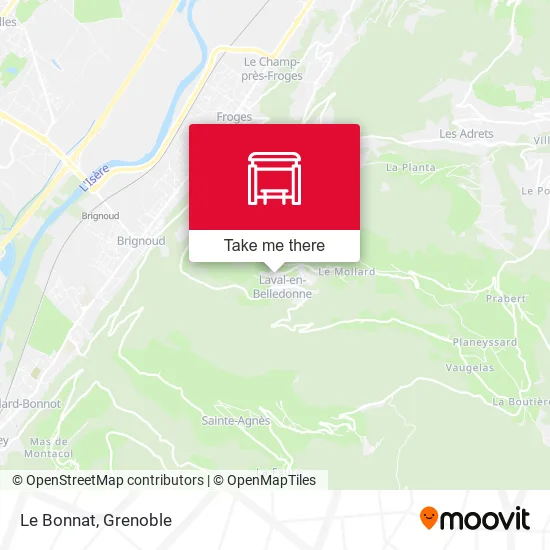 Le Bonnat map