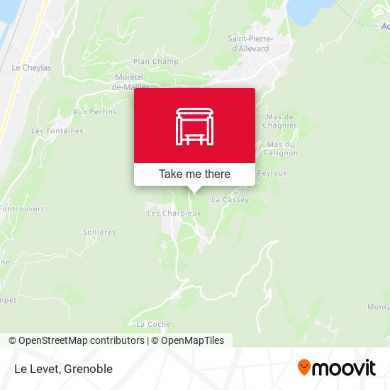 Le Levet map