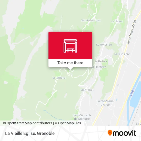 La Vieille Eglise map
