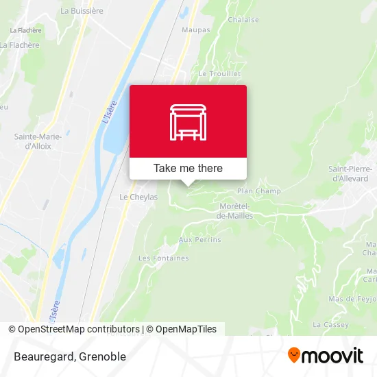 Beauregard map
