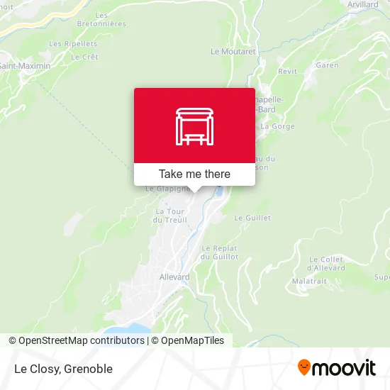 Le Closy map