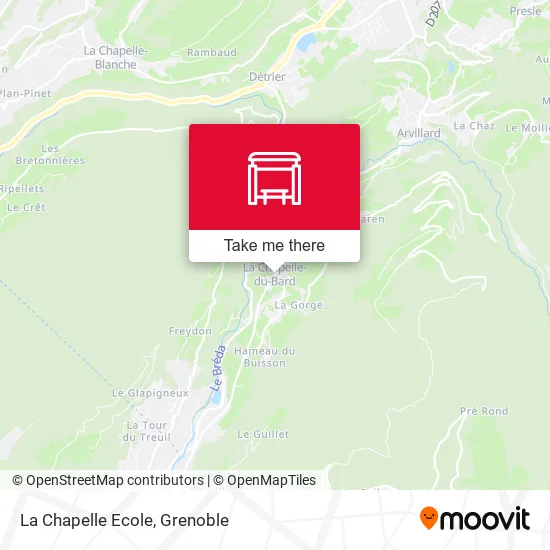 La Chapelle Ecole map