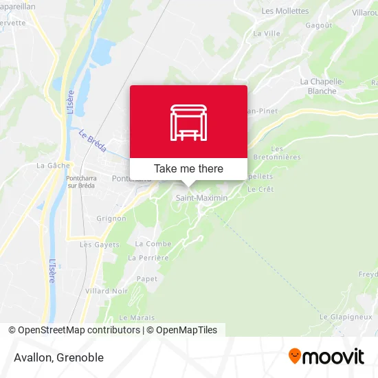 Avallon map
