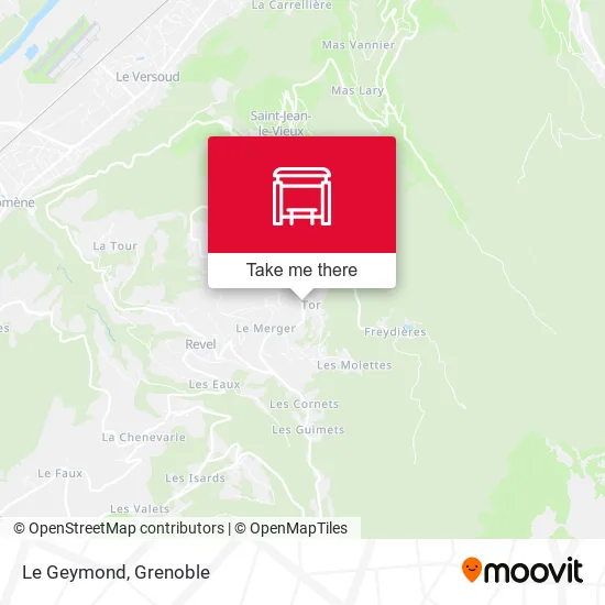 Le Geymond map