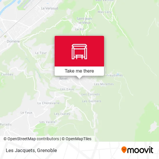 Les Jacquets map