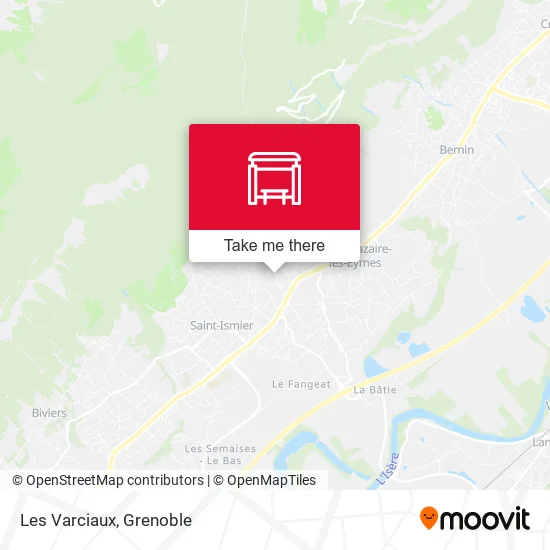 Les Varciaux map