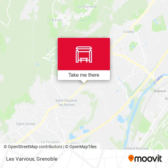 Les Varvoux map