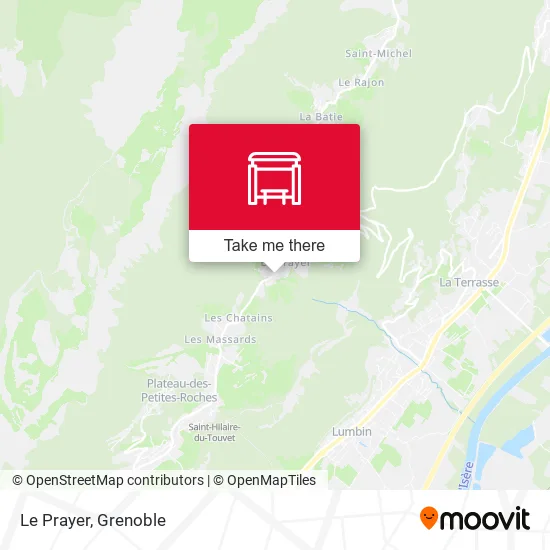 Le Prayer map