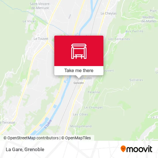 La Gare map