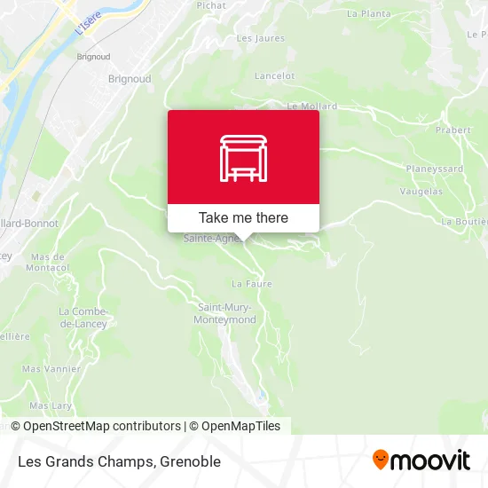 Les Grands Champs map