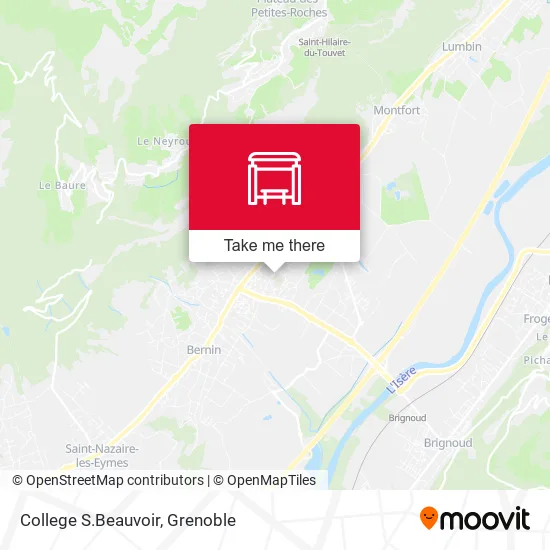 College S.Beauvoir map