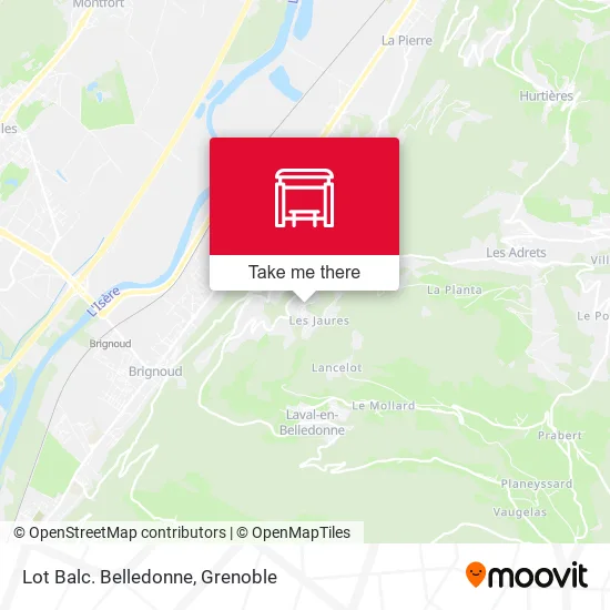 Lot Balc. Belledonne map