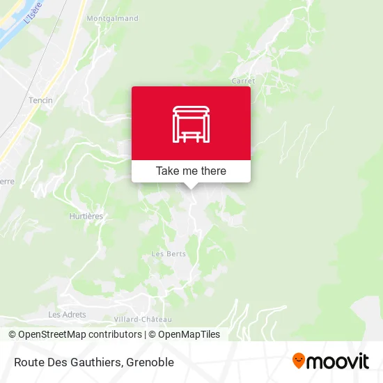 Route Des Gauthiers map