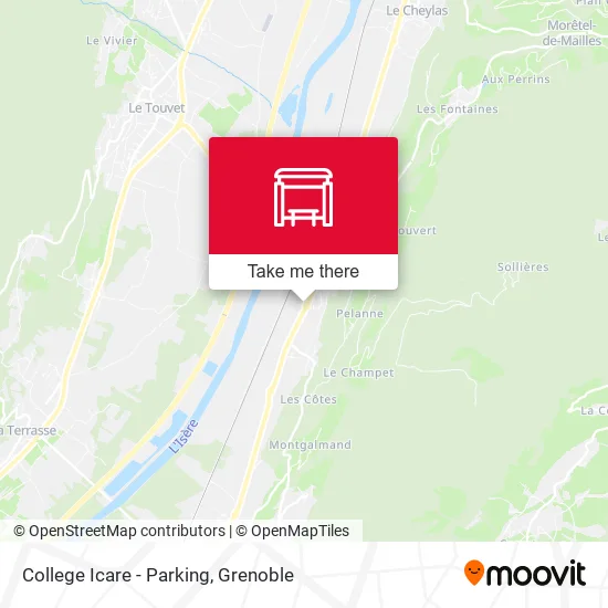 College Icare - Parking map
