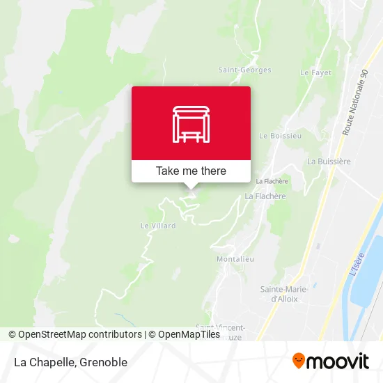 La Chapelle map