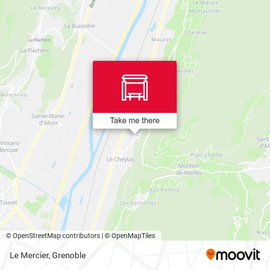 Le Mercier map