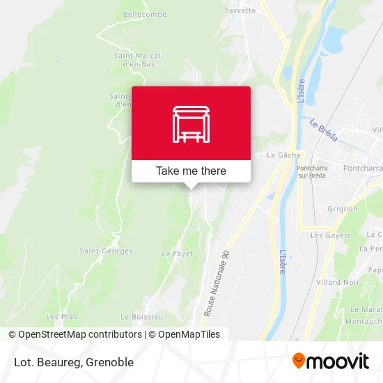 Lot. Beaureg map