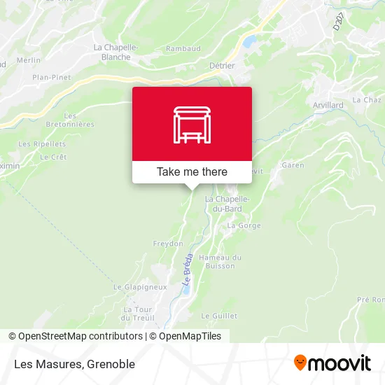 Les Masures map