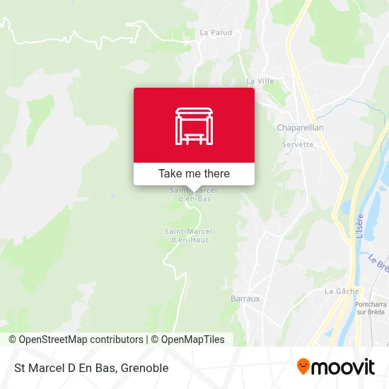 St Marcel D En Bas map