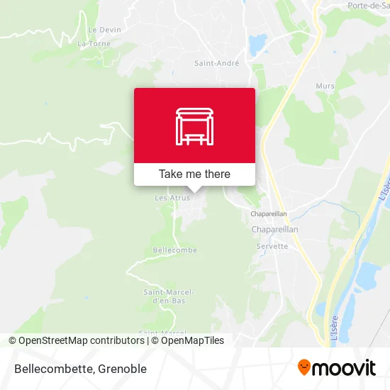 Bellecombette map