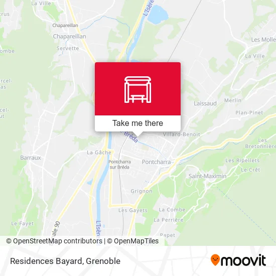 Residences Bayard map