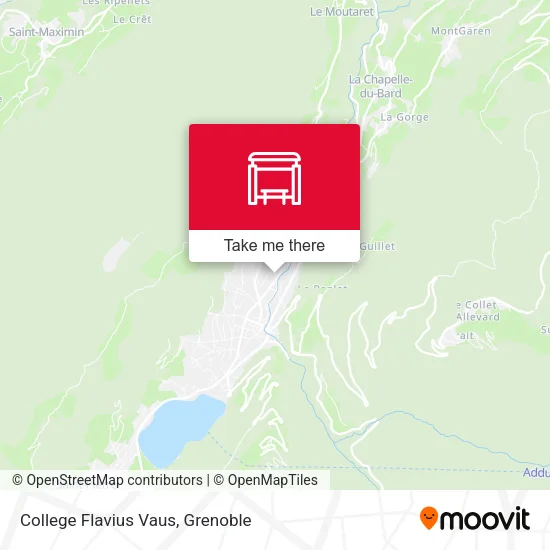 College Flavius Vaus map