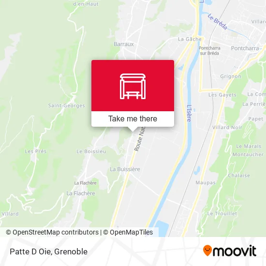 Patte D Oie map