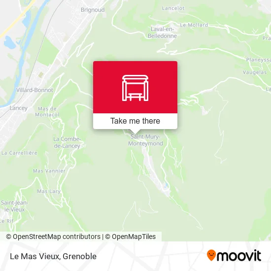 Le Mas Vieux map