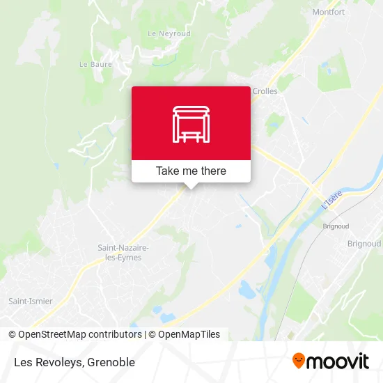 Les Revoleys map