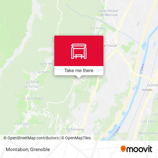 Montabon map