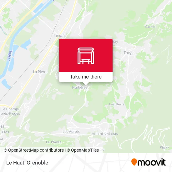 Le Haut map