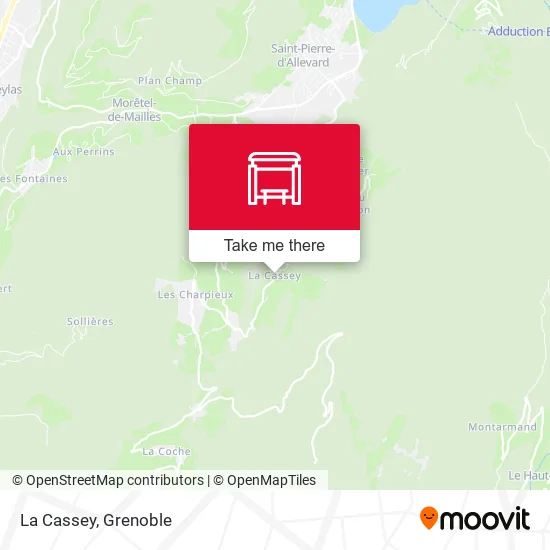 La Cassey map