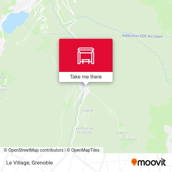 Le Village map