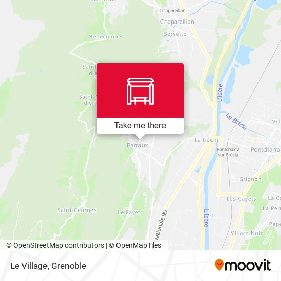 Le Village map